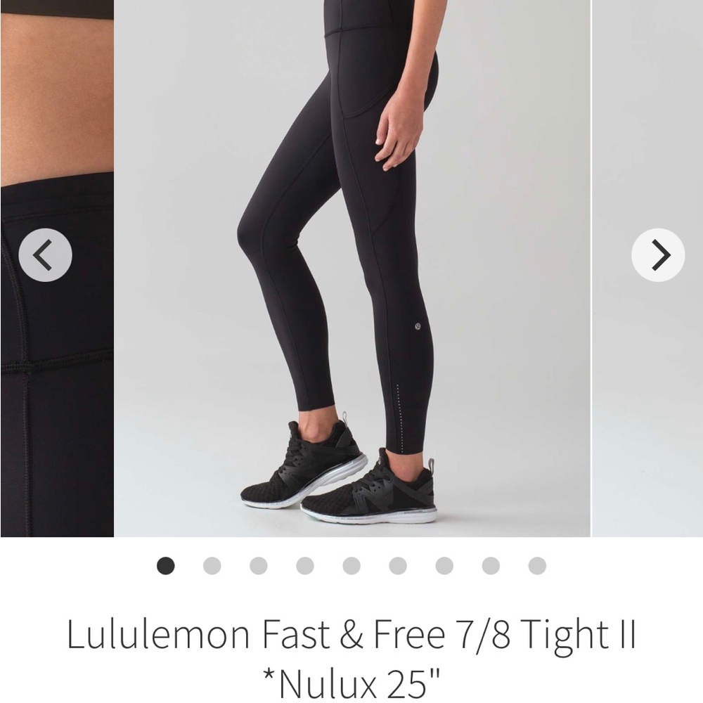 Lululemon Fast & Free leggings 25”
